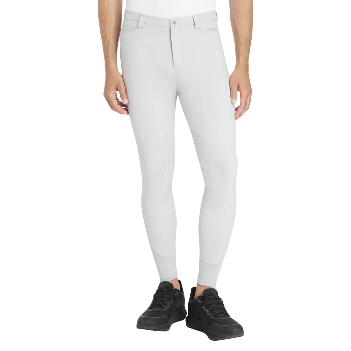 LeMieux Mens Sports Breeches - Light Grey