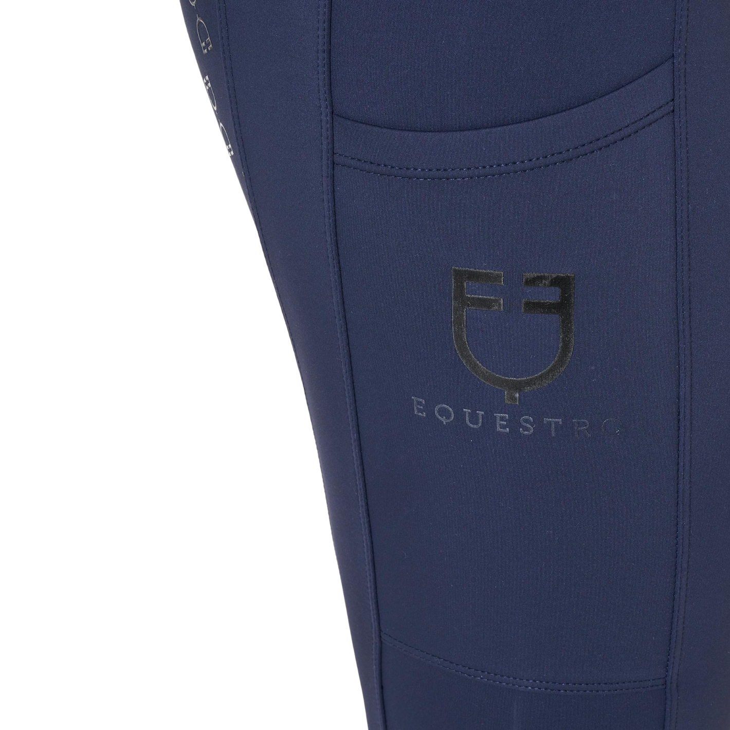 Equestro High Waist Leggings - Navy