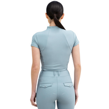 Load image into Gallery viewer, Maximilian Equestrian Short Sleeve Base Layer - Aqua
