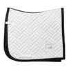 Equestrian Stockholm Dressage Pad - Modern White Black Edition