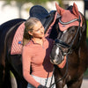 Equestrian Stockholm Ear Bonnet - Coral