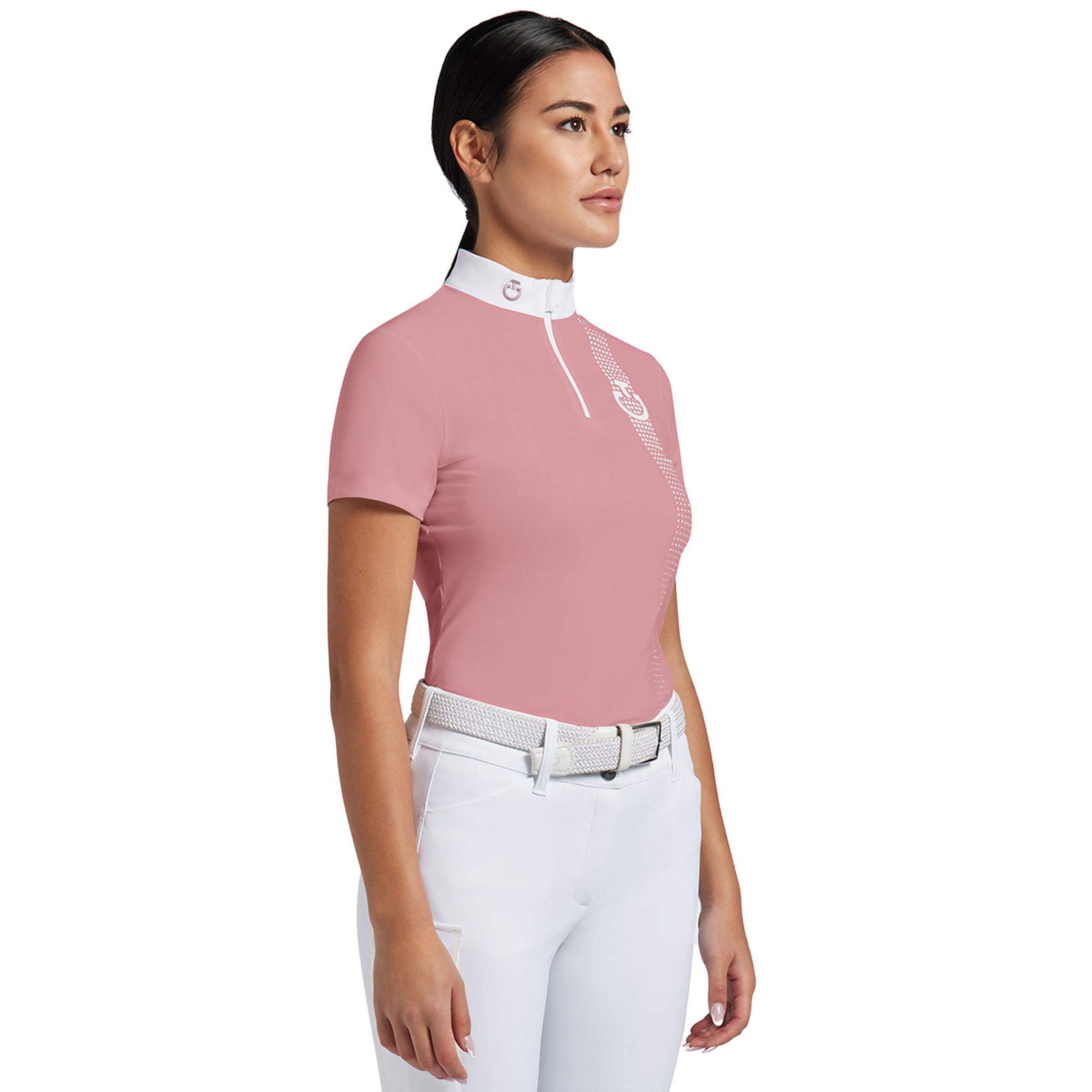 Cavalleria Toscana Technical Competition Shirt - Dusty Rose