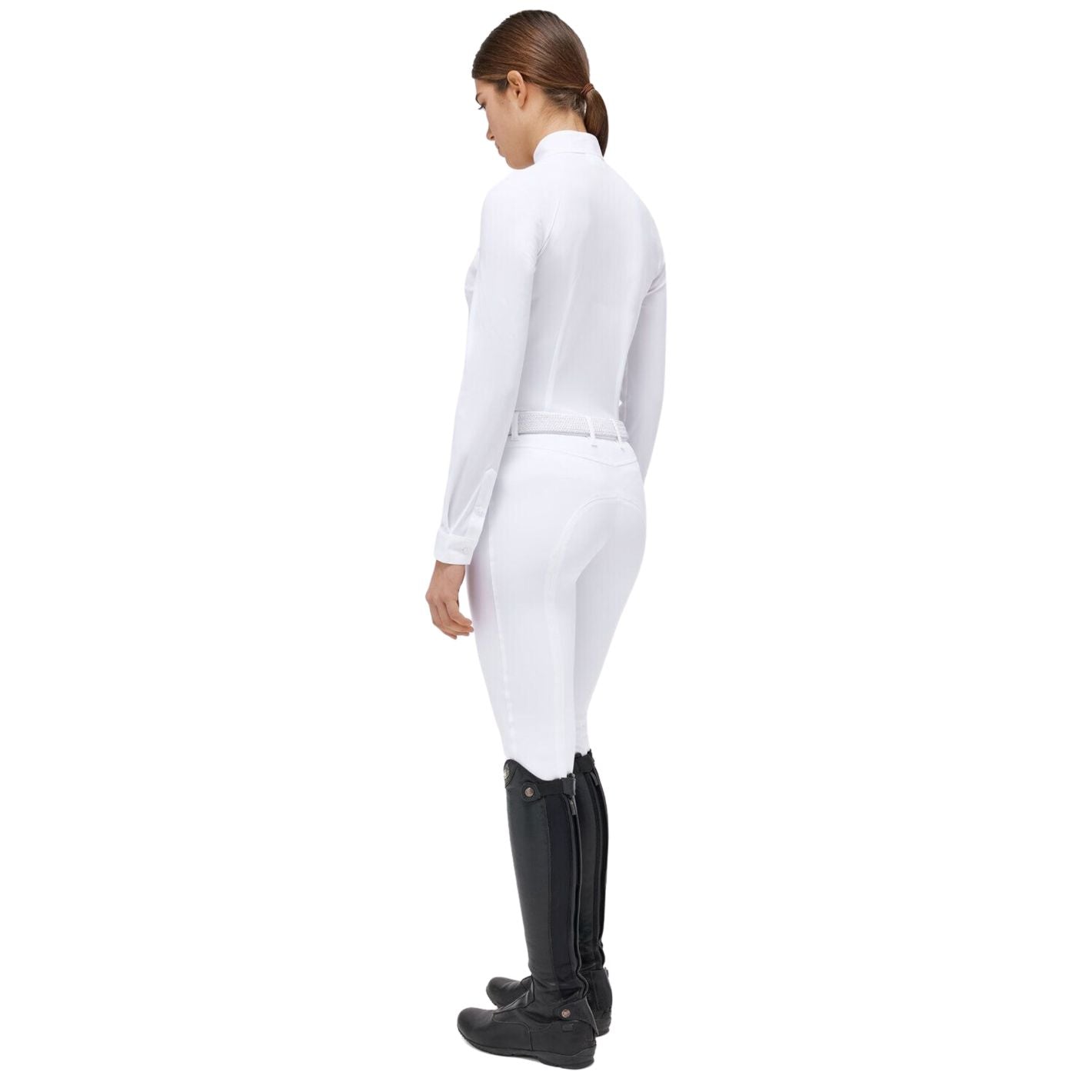 Cavalleria Toscana Sangallo Long Sleeve Shirt - White