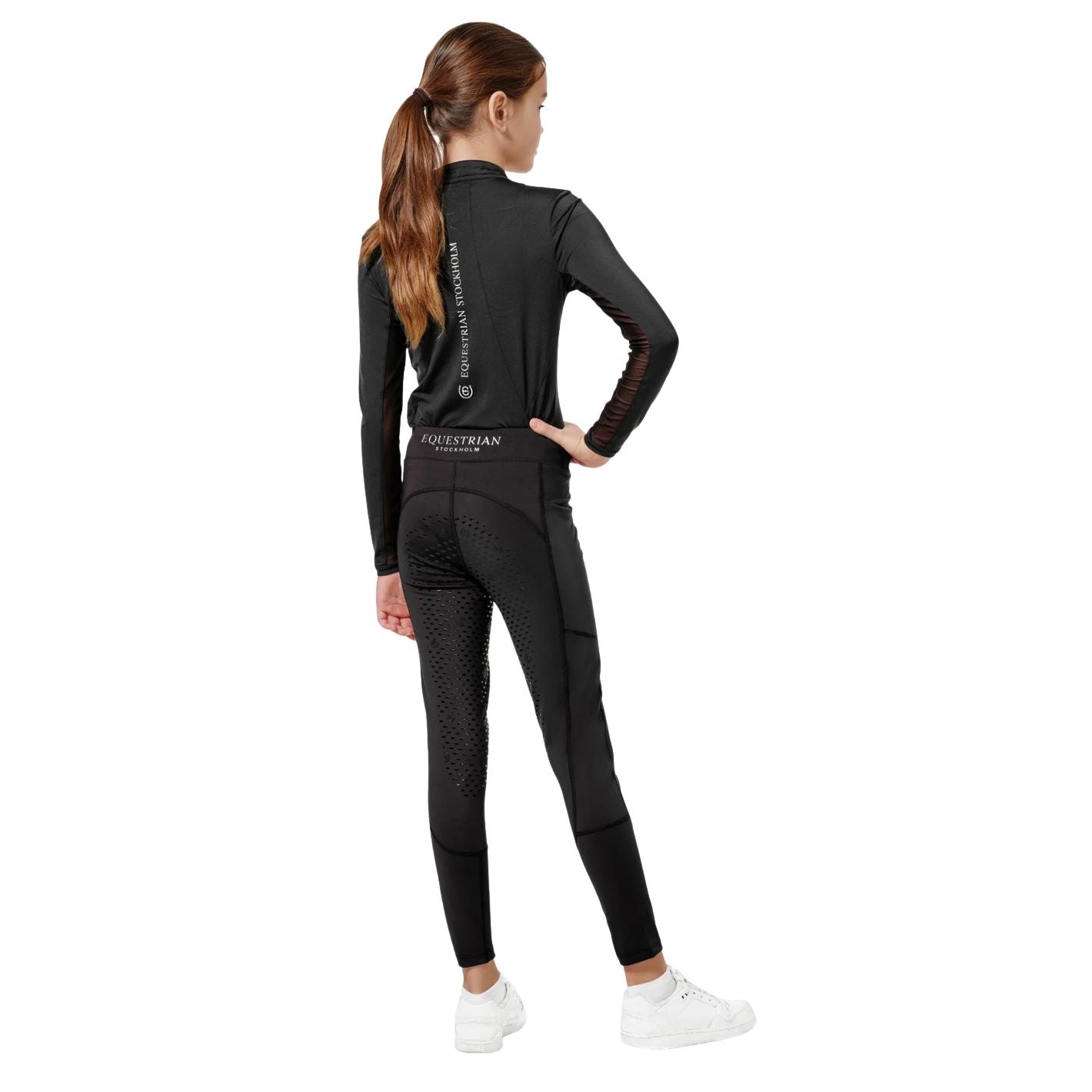 Equestrian Stockholm Kids Leggings - Black