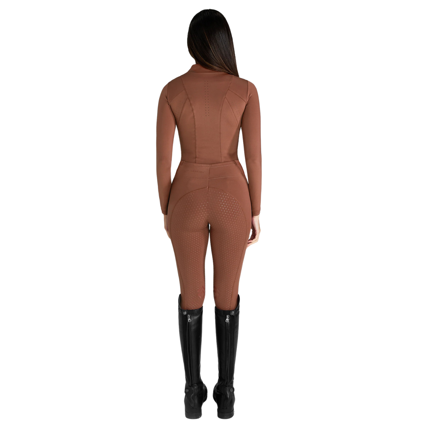 Aztec Diamond Core Long Sleeve Base Layer - Chestnut