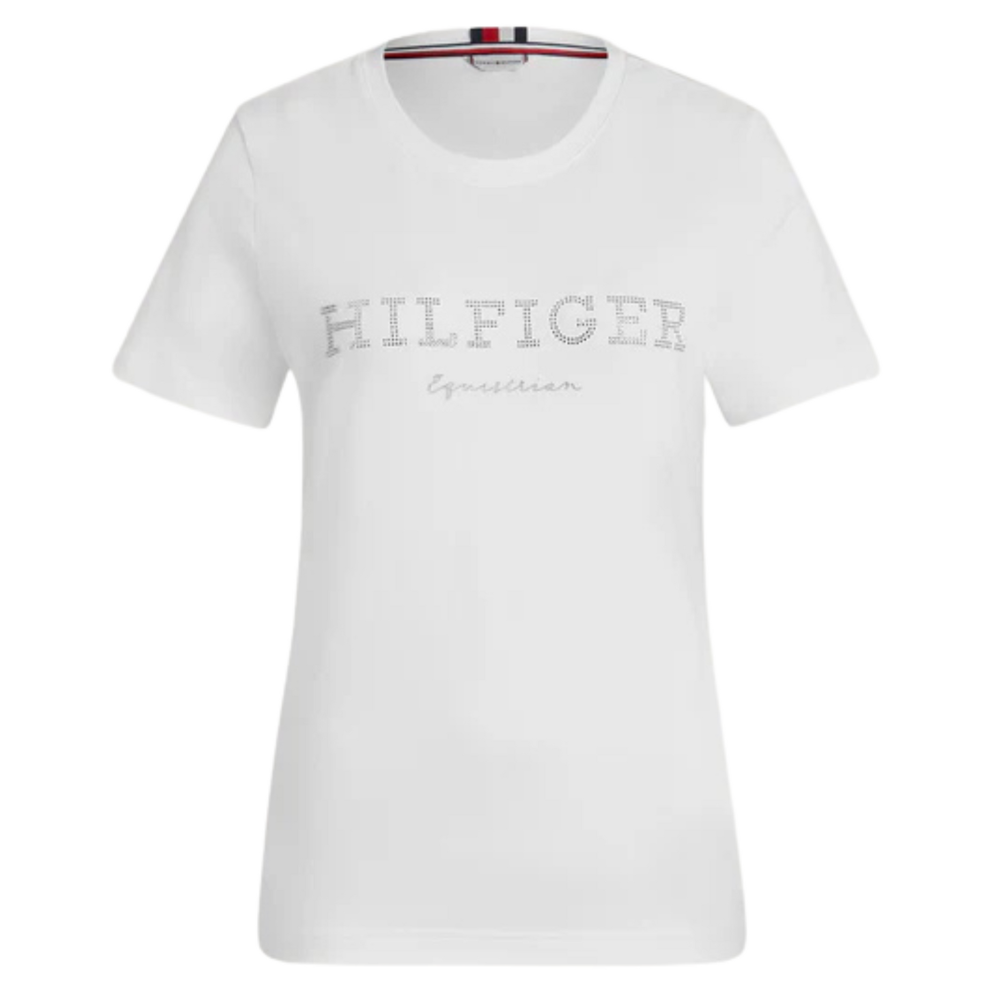 Tommy Hilfiger Belmont Rhinestone T-Shirt - White