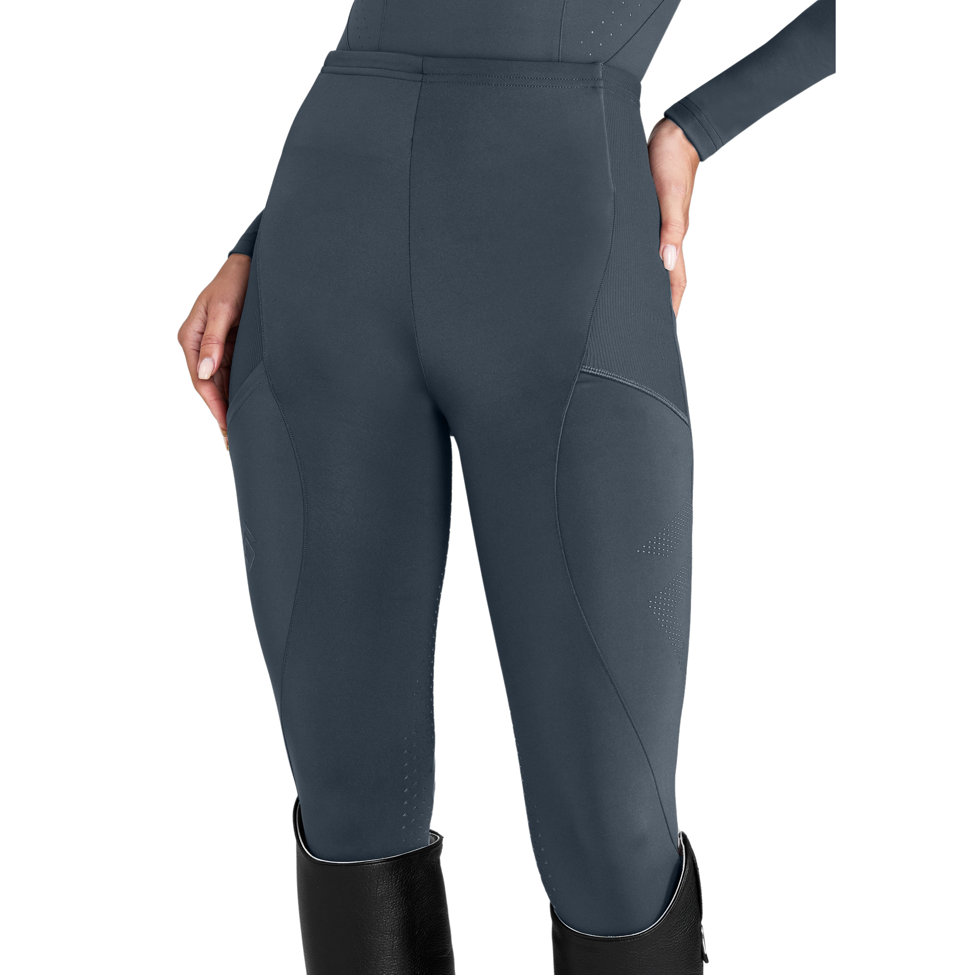 Aztec Diamond Core Leggings - Petrol