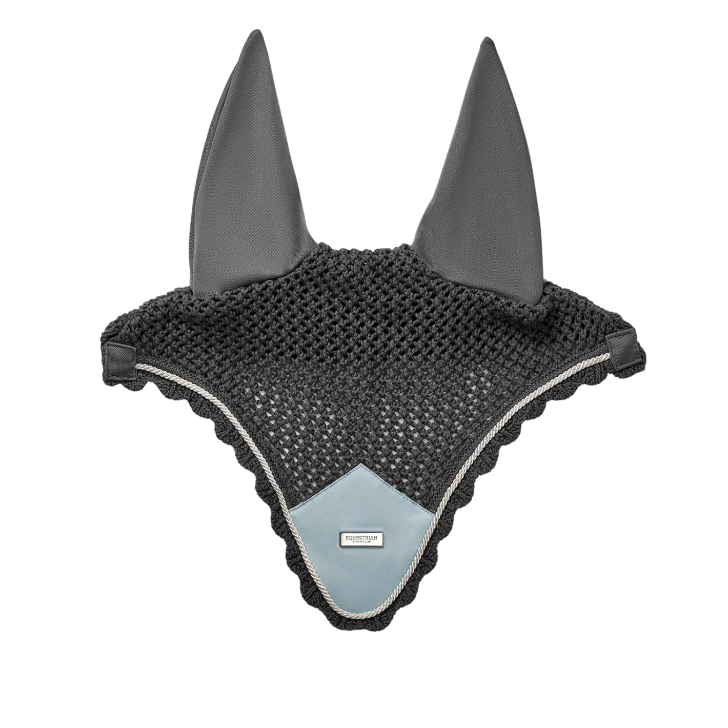 Equestrian Stockholm Ear Bonnet - Ice Blue