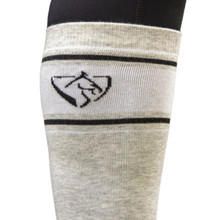 Load image into Gallery viewer, Bare Equestrian Signature Sock - Grey
