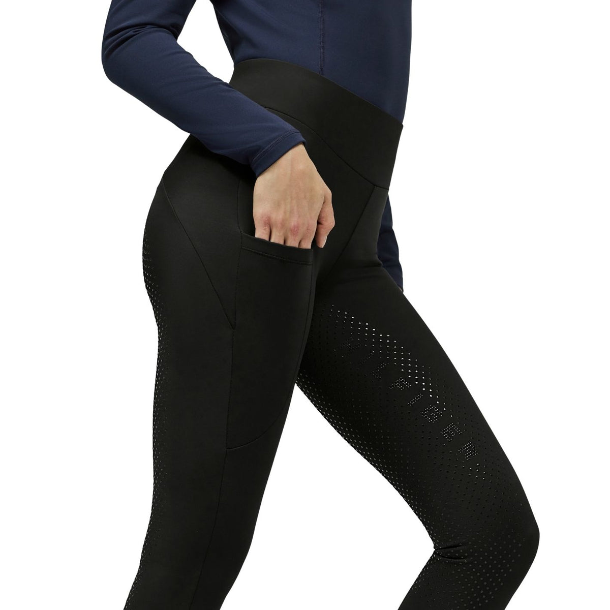 Tommy Hilfiger Elmira Rhinestone Leggings - Black