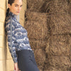 Ronner Plume Long Sleeve Steed Print - Shadow Blue