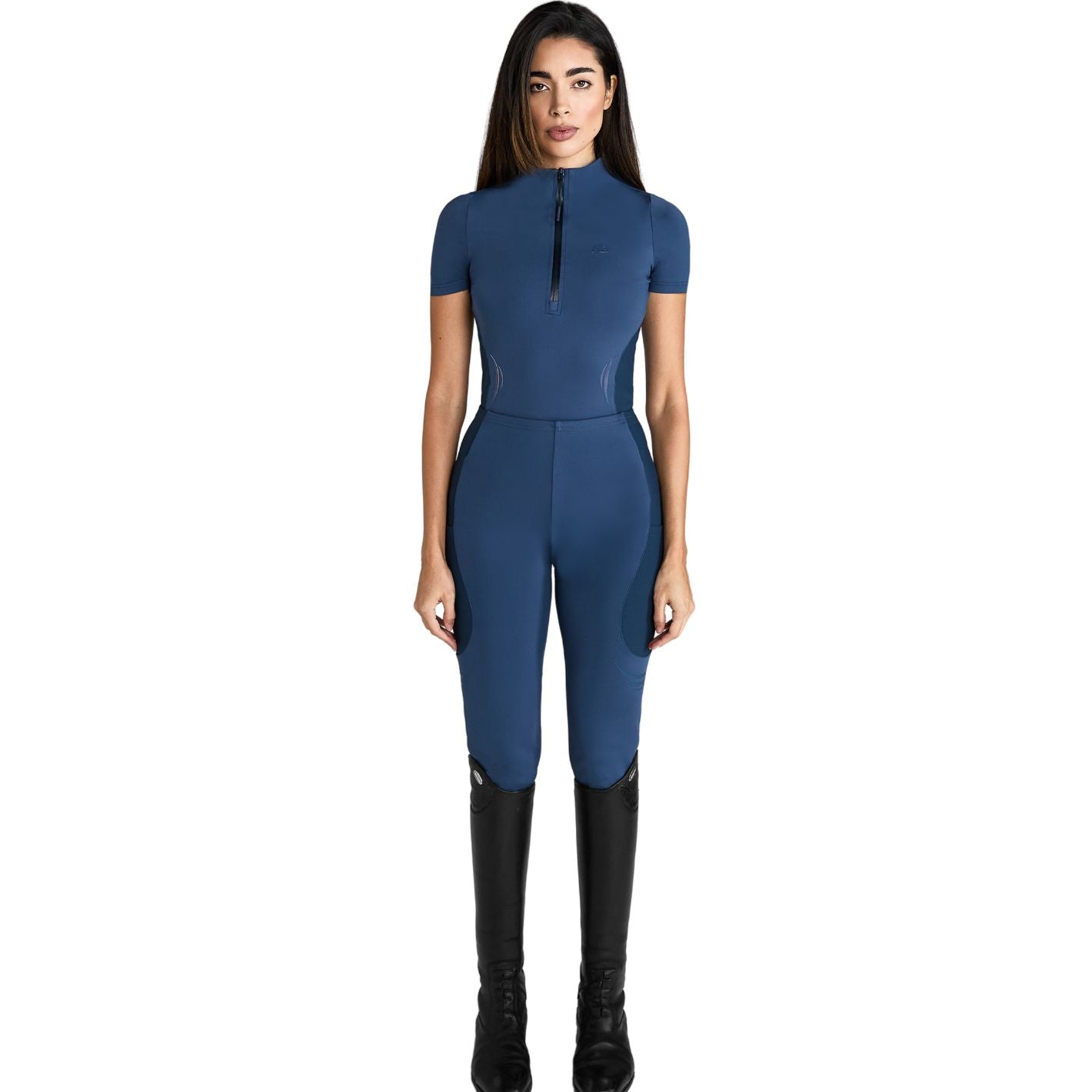 Aztec Diamond Define Short Sleeve Base Layer - Azul