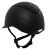 Equestro Proxima Rhinestone Helmet - Black