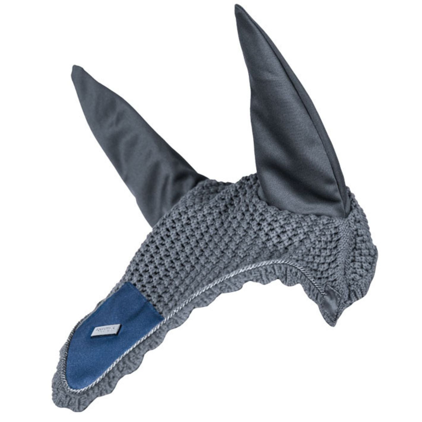 Equestrian Stockholm Ear Bonnet - Metallic Blue