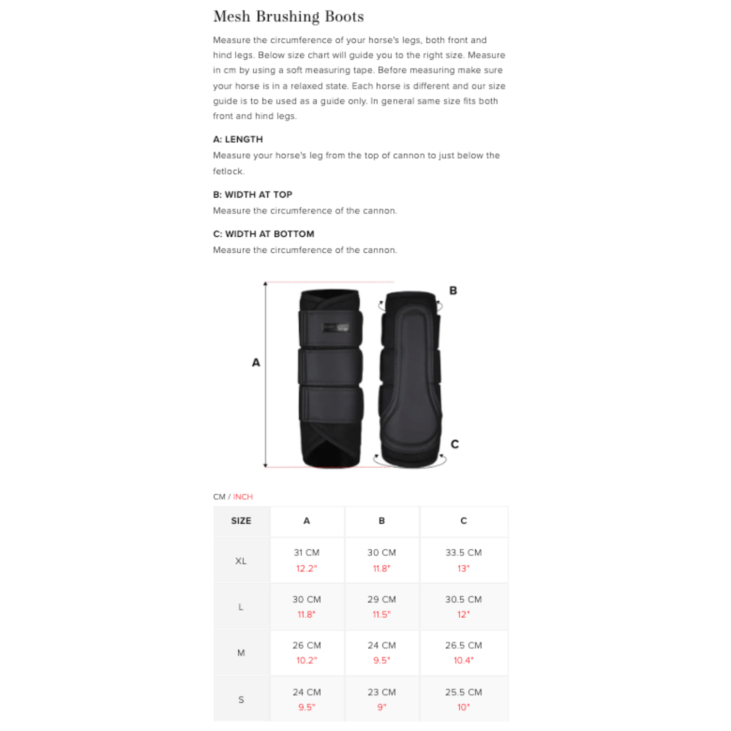 Equestrian Stockholm Brushing Boots - Amber Rose