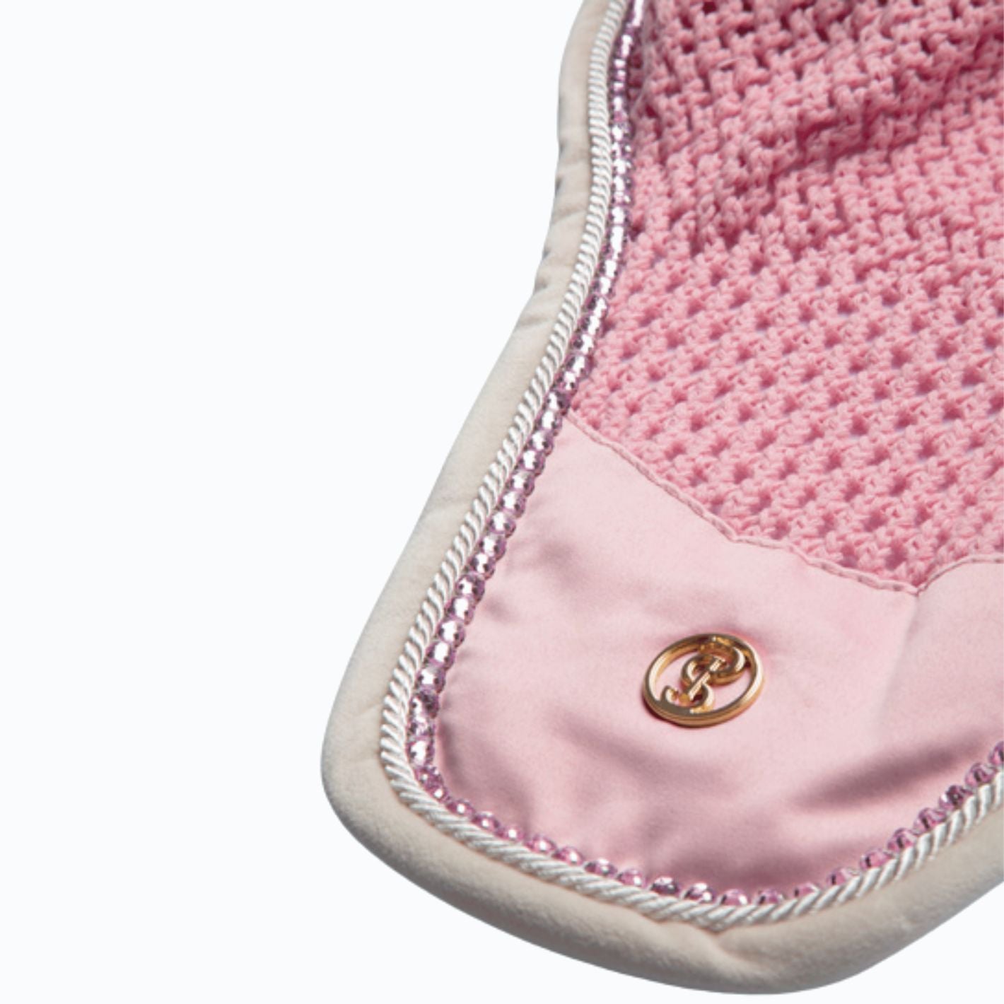 PS of Sweden Vintage Monogram Ear Bonnet - Hortensia Pink