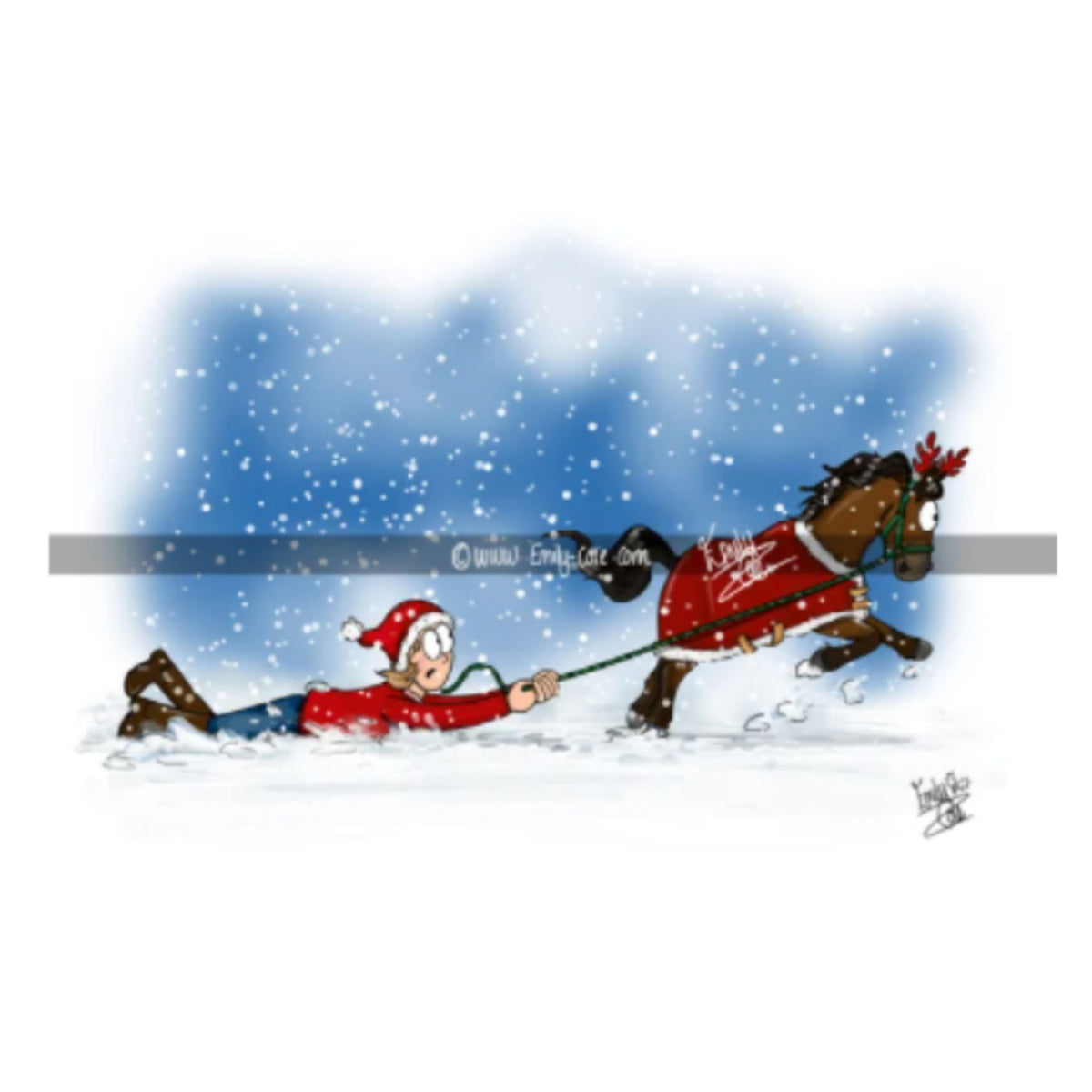 Emily Cole Christmas Greeting Cards -  Pack of 10 cards