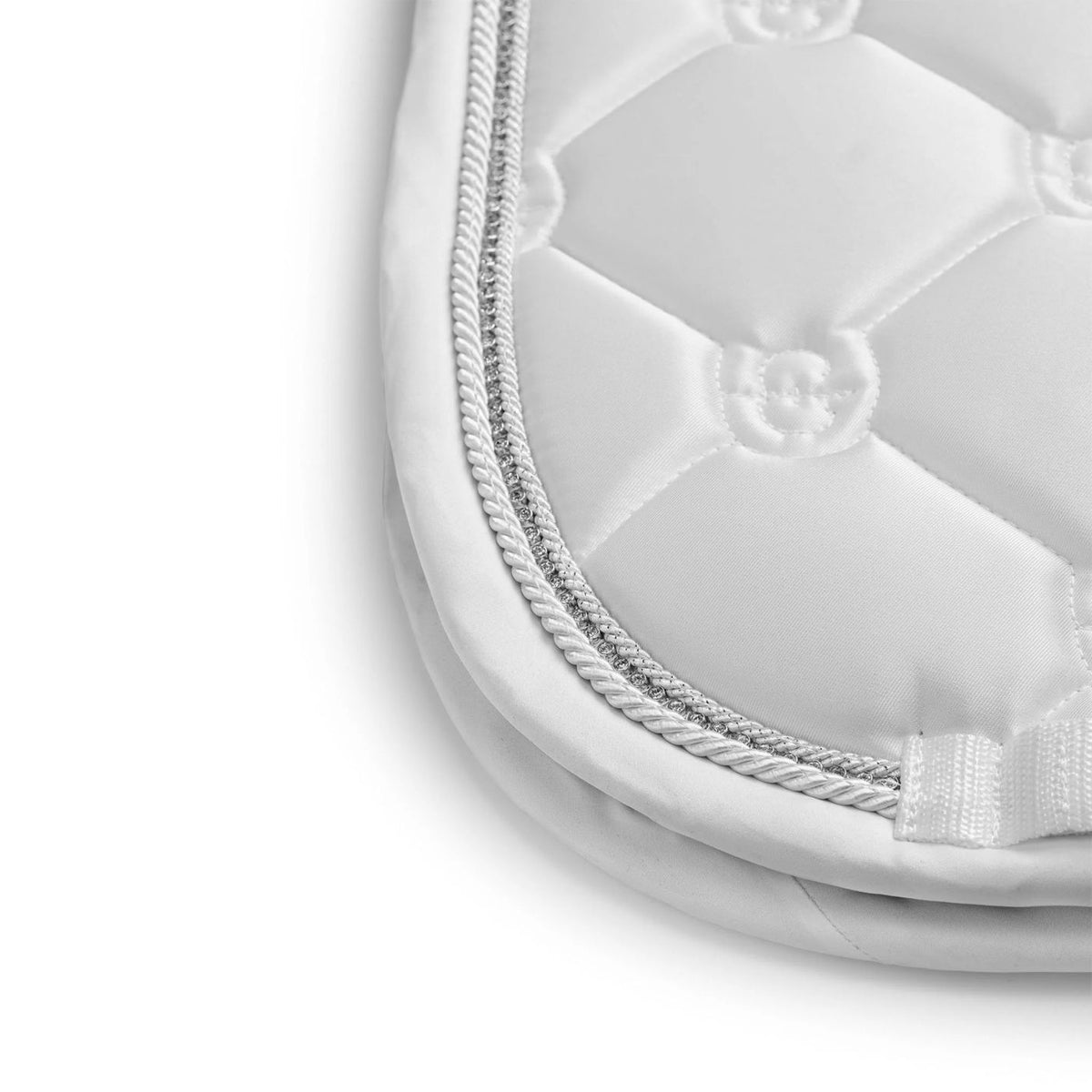 Equestrian Stockholm Dressage Pad - Crystal White