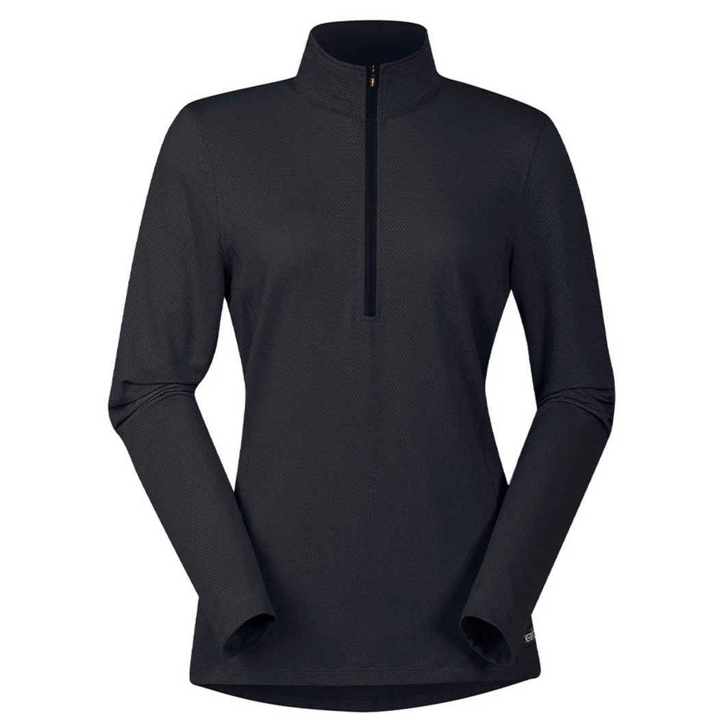 Kerrits Ice Fil Lite Long Sleeve Shirt - Black