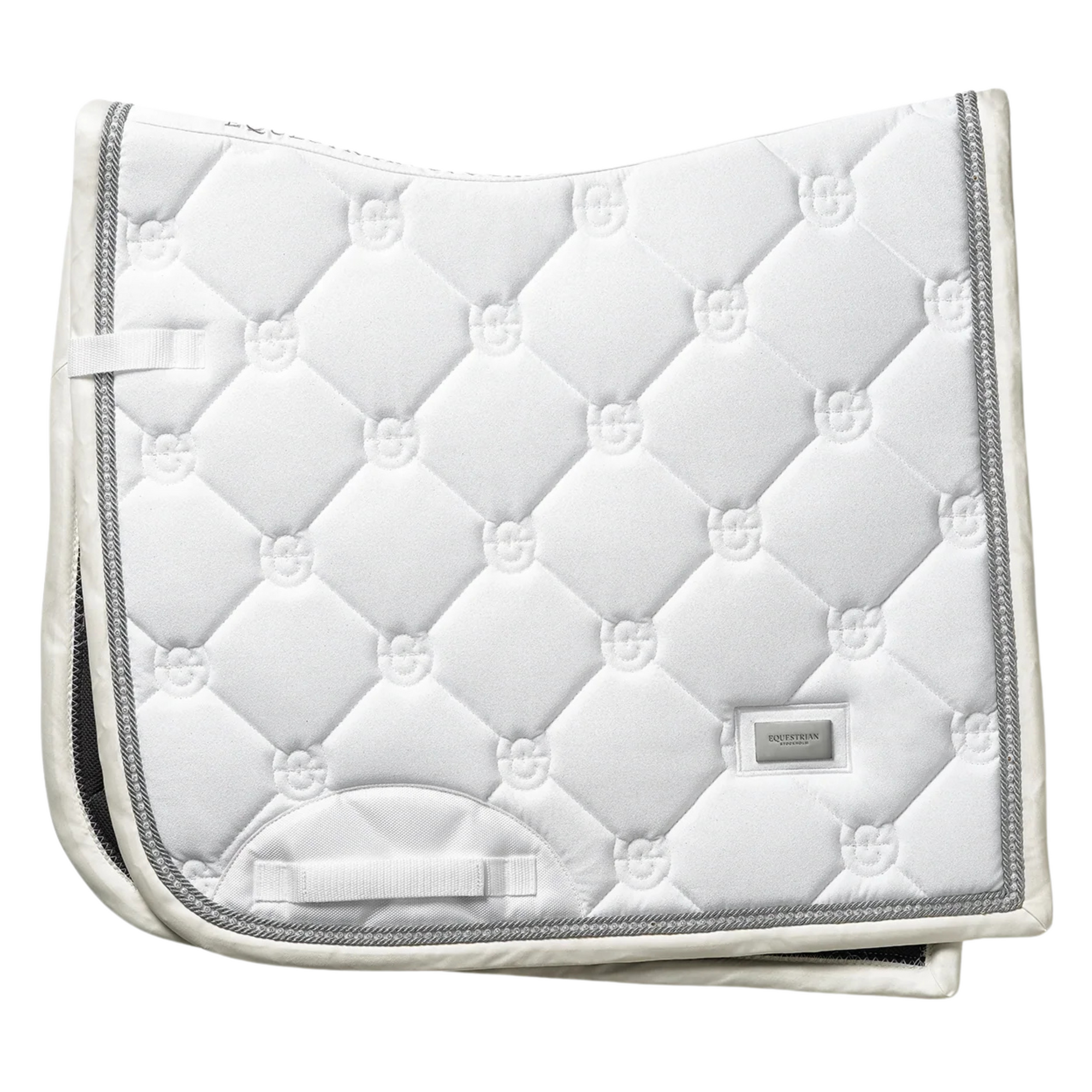 Equestrian Stockholm Dressage Pad - Timeless White Glimmer