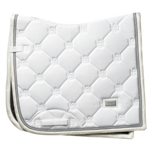 Load image into Gallery viewer, Equestrian Stockholm Dressage Pad - Timeless White Glimmer
