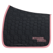 Load image into Gallery viewer, Cavalleria Toscana Circular Dressage Pad - Black/Pink
