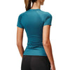 Equestrian Stockholm Dynamic Short Sleeve Base Layer Top - Teal Blue