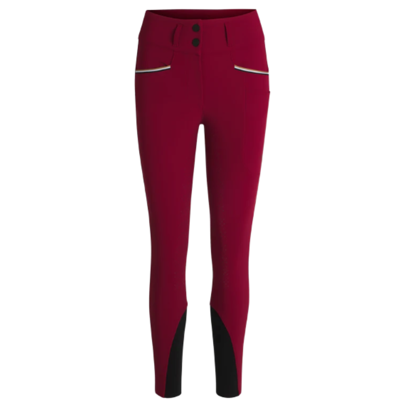 Boss Equestrian Hailey Full Grip High Waist Breeches - Red Dahlia