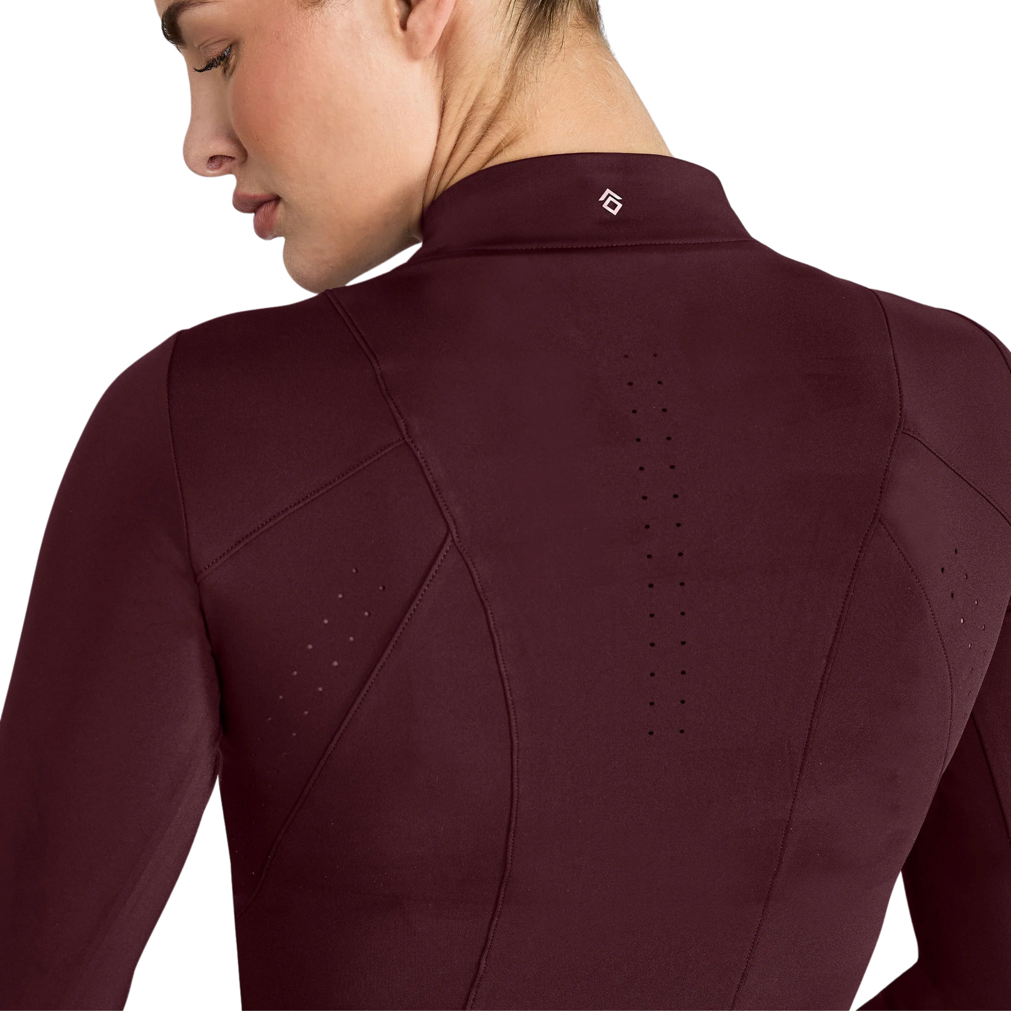 Aztec Diamond Core Long Sleeve Base Layer - Cherry