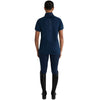 Aztec Diamond Short Sleeve Ventilated Shirt - Navy