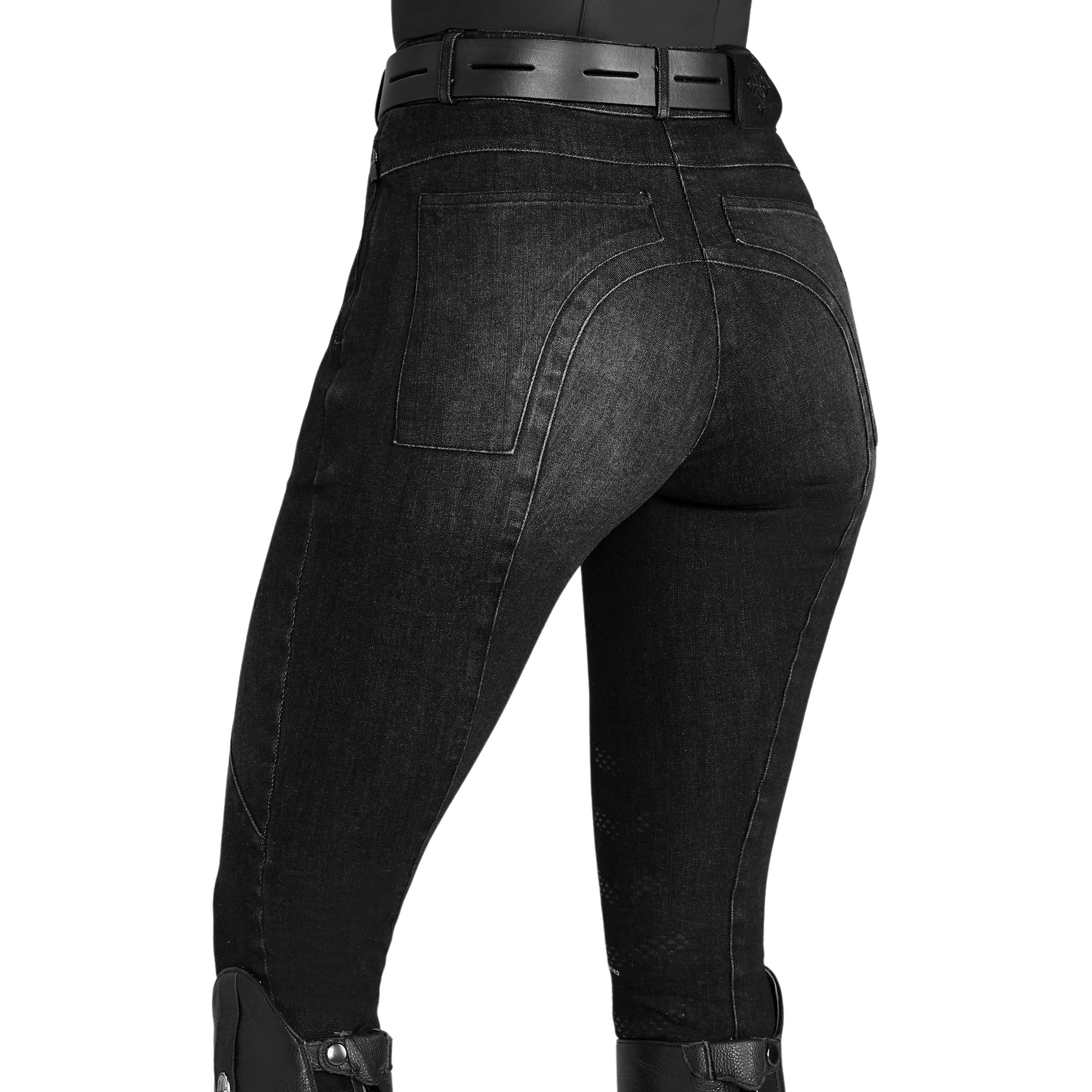 Aztec Diamond Premium Denim Breeches - Black
