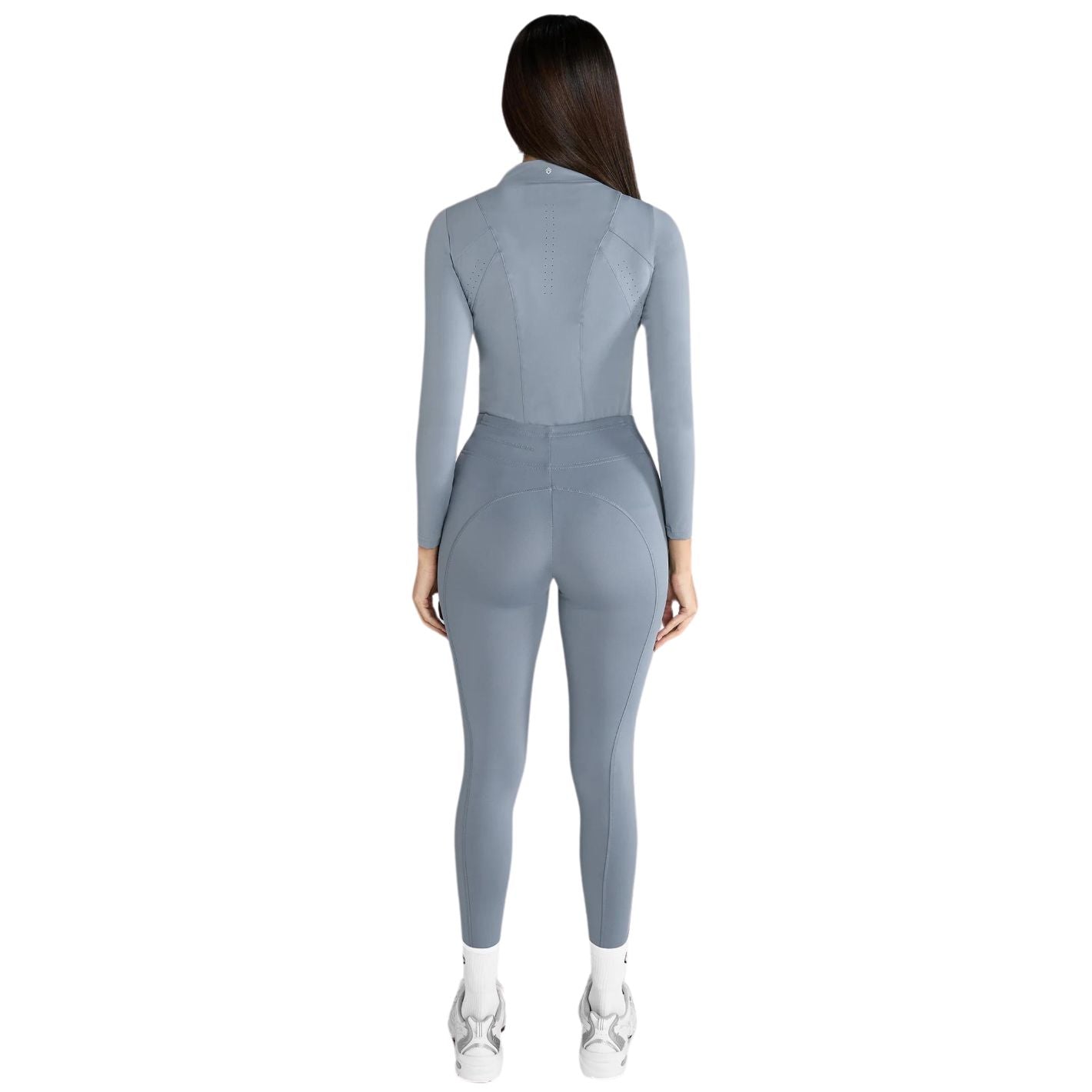 Aztec Diamond Core Long Sleeve Base Layer - Ash Blue