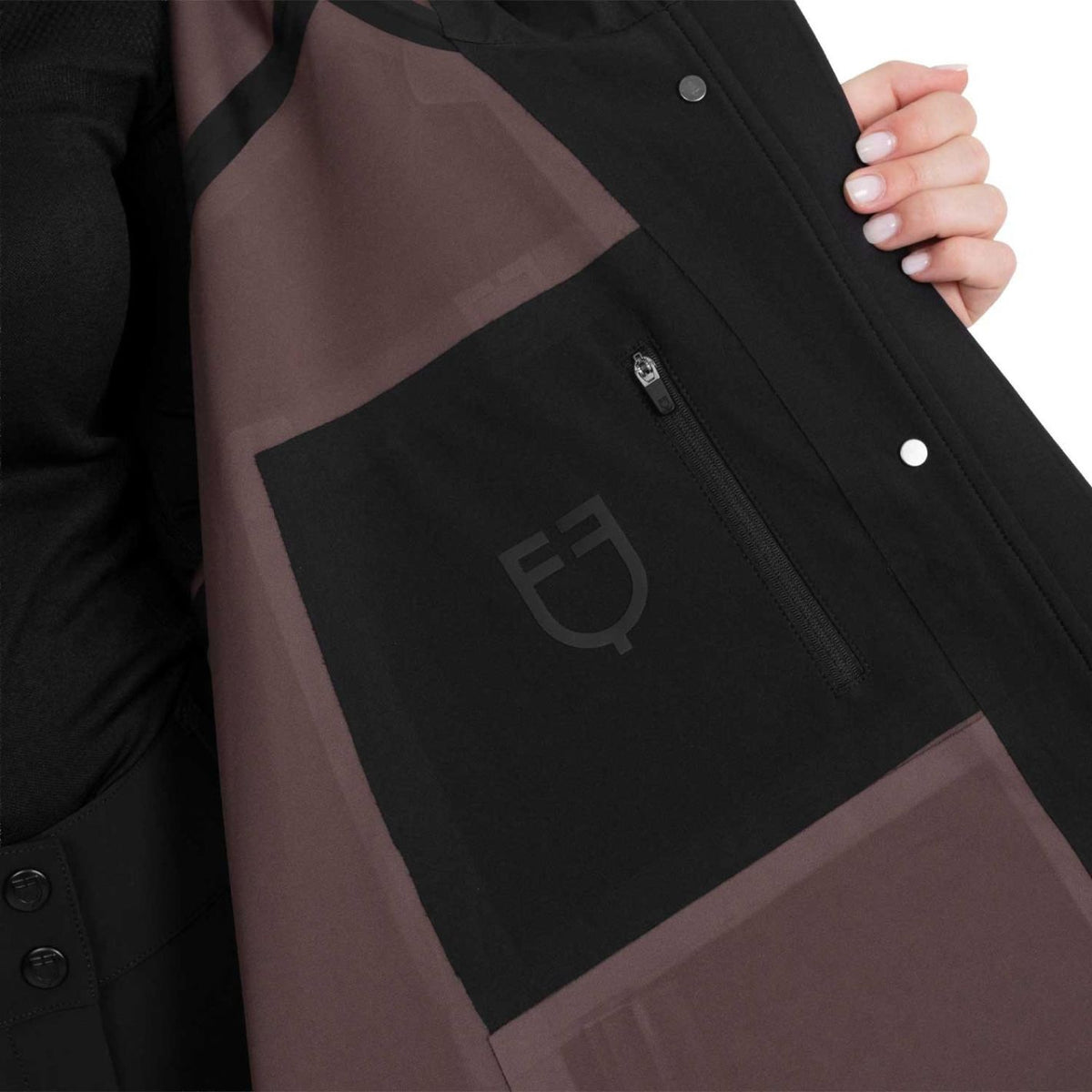 Equestro Rain Cape - Black
