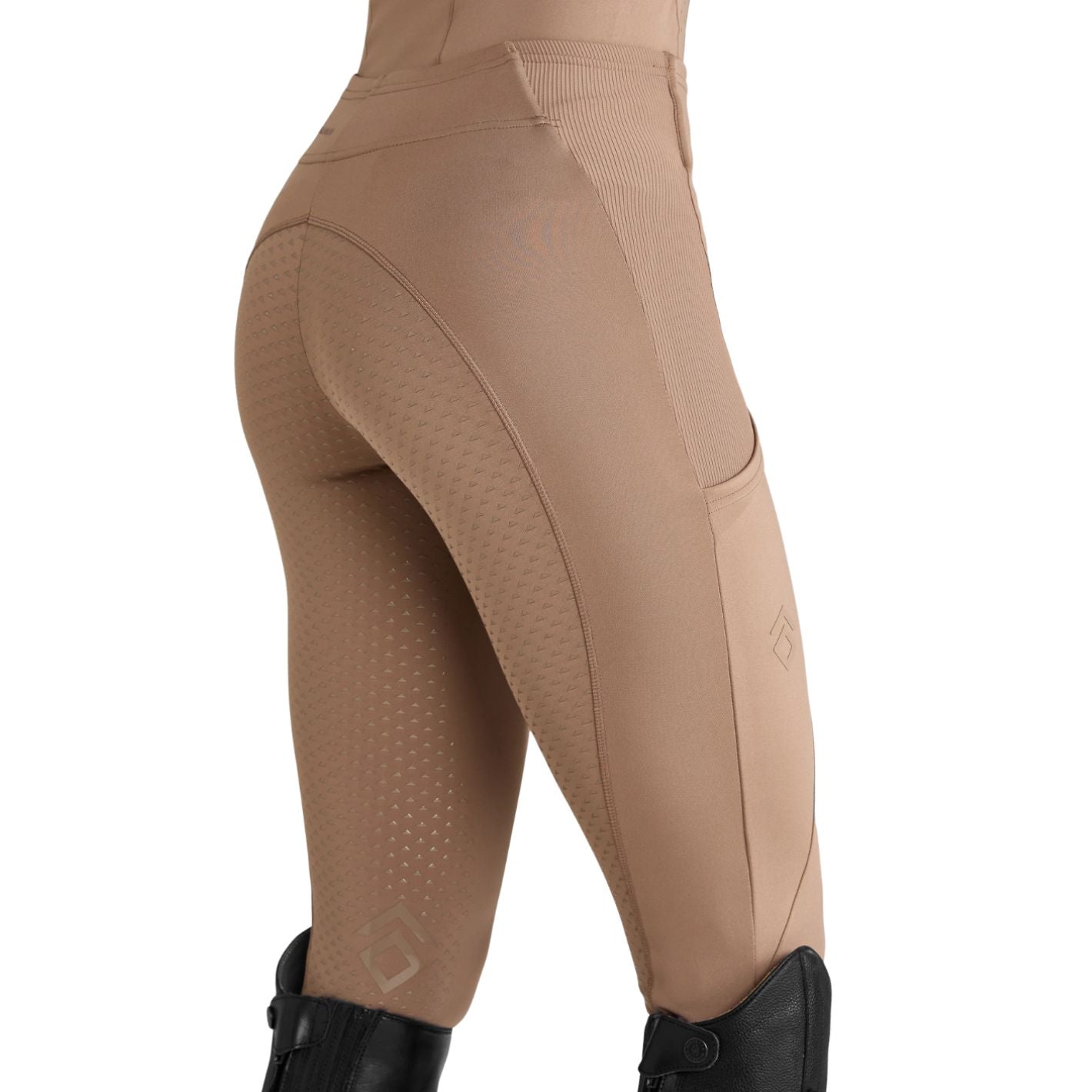 Aztec Diamond Core Leggings - Camel