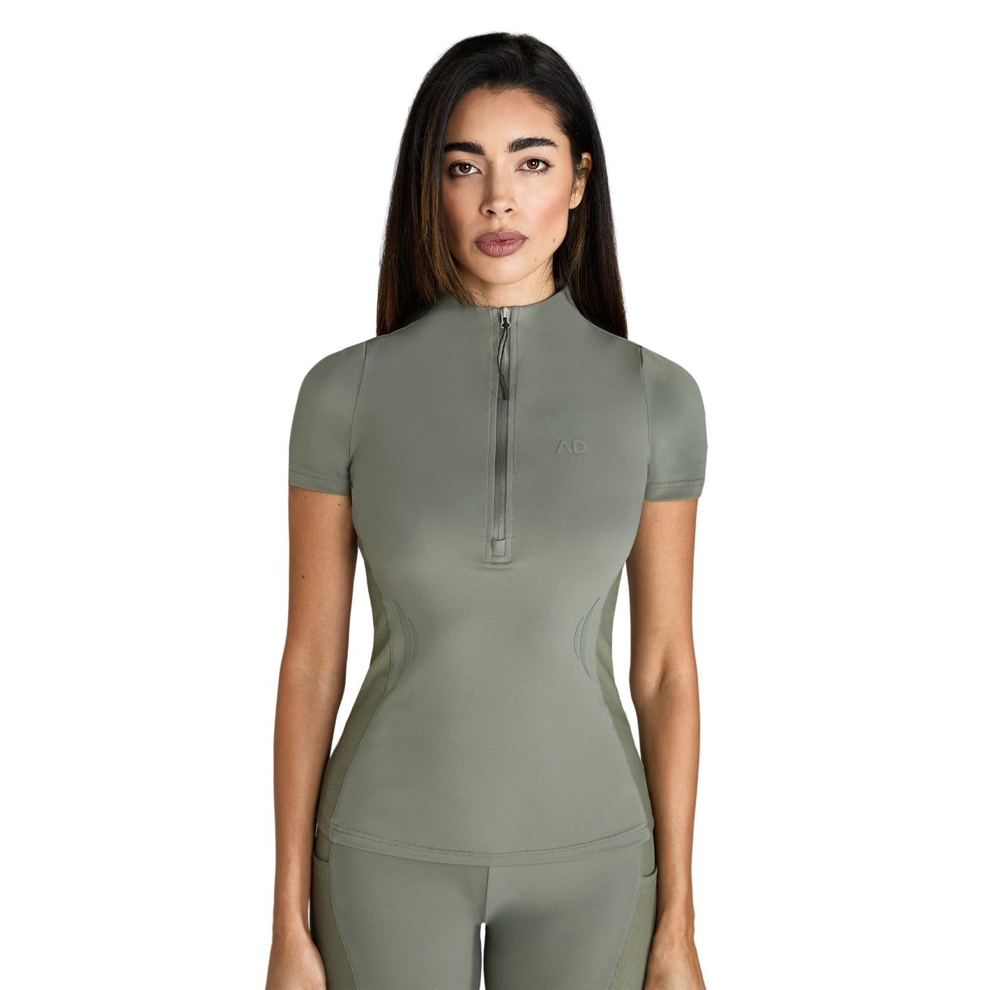 Aztec Diamond Define Short Sleeve Base Layer - Sage