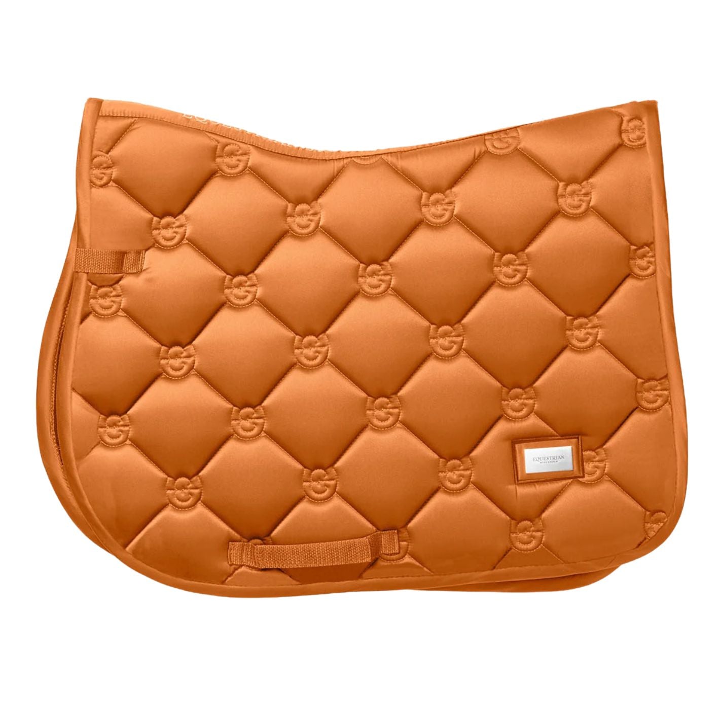 Equestrian Stockholm Satin Jump Pad - Chestnut