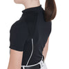 Equestro Kids Training Polo - Black