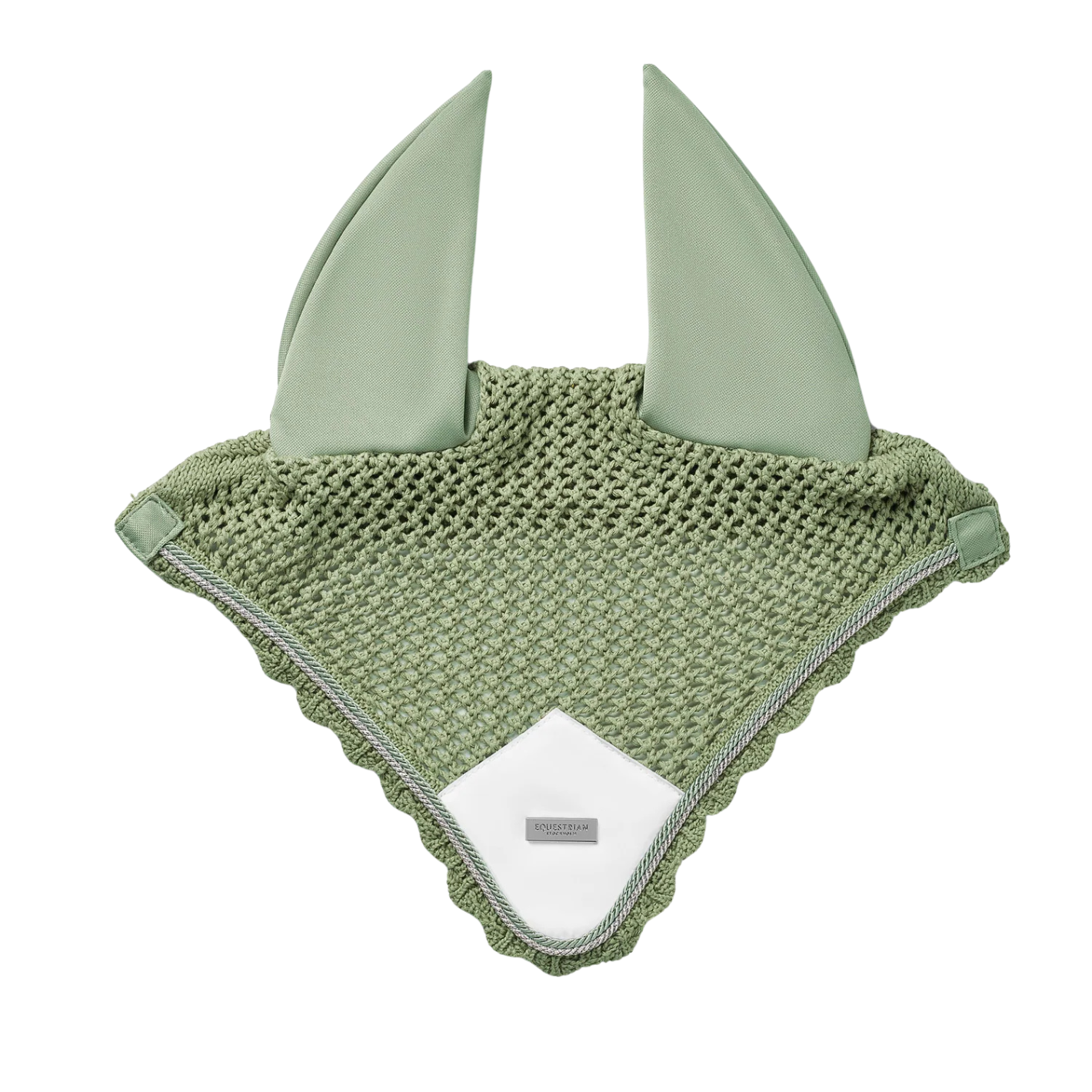 Equestrian Stockholm Ear Bonnet - Pistachio White