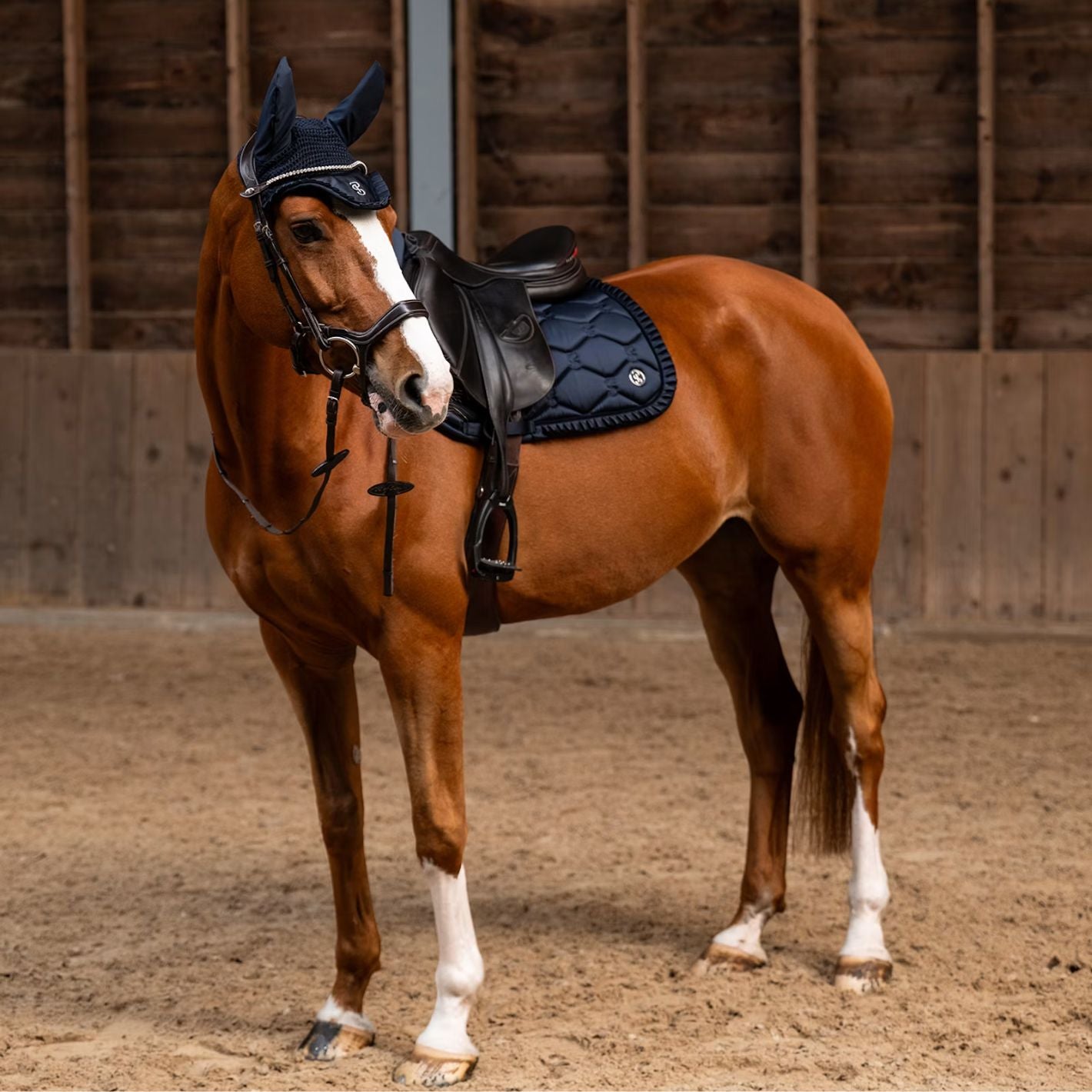 PS of Sweden Ruffle Jump Pad - Navy