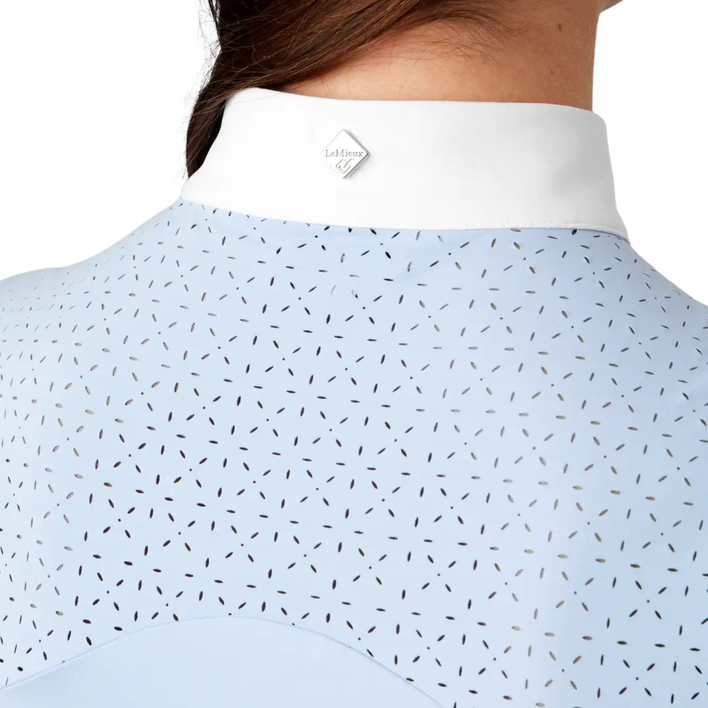 LeMieux Olivia Short Sleeve Show Shirt - Mist