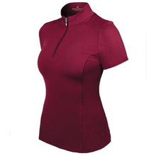 Load image into Gallery viewer, Equestrian Stockholm Ultra Thin Lightness Top - Bordeaux
