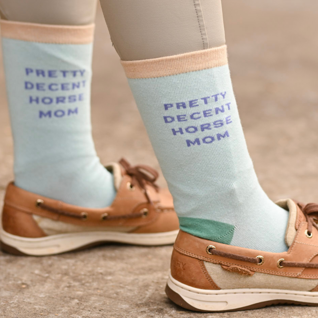 Dreamers & Schemers Knit Socks - Horse Mum