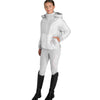 Aztec Diamond Kids Rain Jacket - Silver
