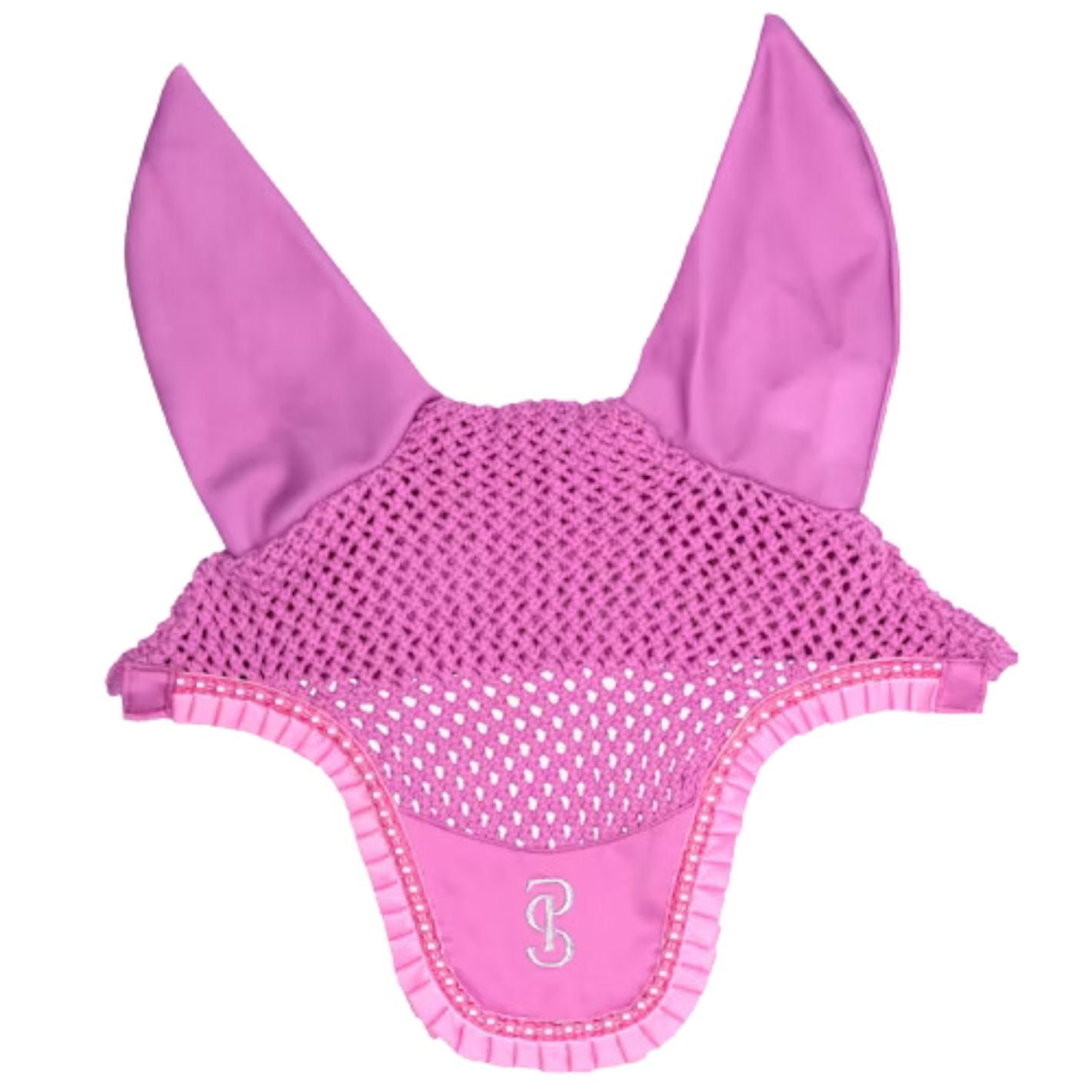 PS of Sweden Ear Bonnet Ruffle - Magenta