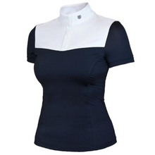 Load image into Gallery viewer, Equestrian Stockholm Refined Top - Navy

