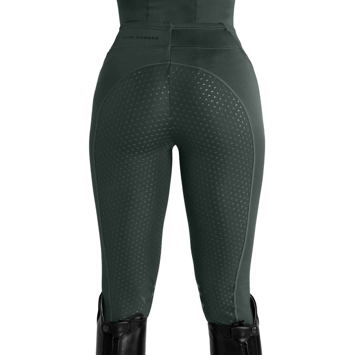 Aztec Diamond Core Leggings - Fern