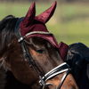 PS of Sweden Ear Bonnet Ruffle - Plum