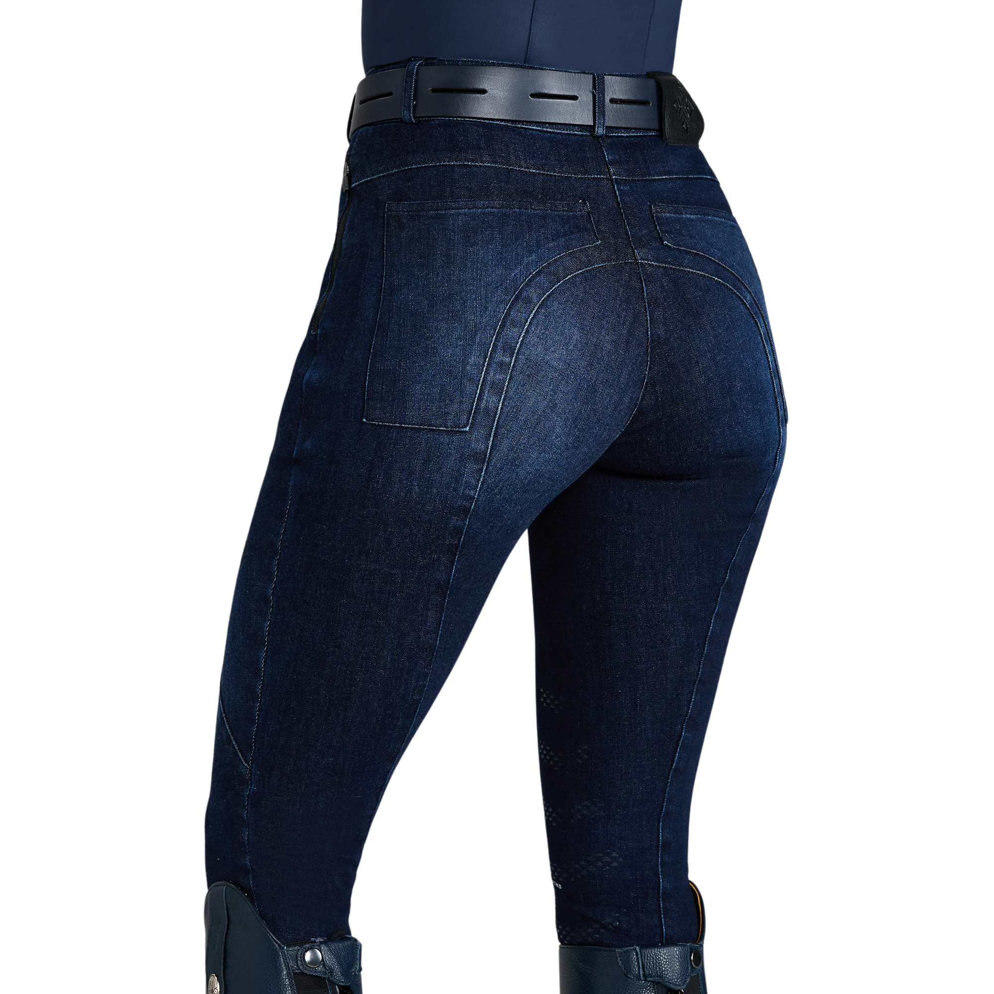 Aztec Diamond Premium Denim Breeches - Navy