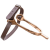 Sprenger Brown Biothane Spur Straps