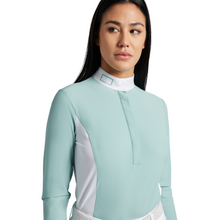 Load image into Gallery viewer, RG by Cavalleria Toscana Mesh &amp; Jersey Long Sleeve Shirt - Light Green
